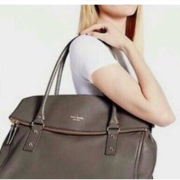 COPY - Kate Spade Brown Shoulder Bag Carry on - Picture 3 of 4
